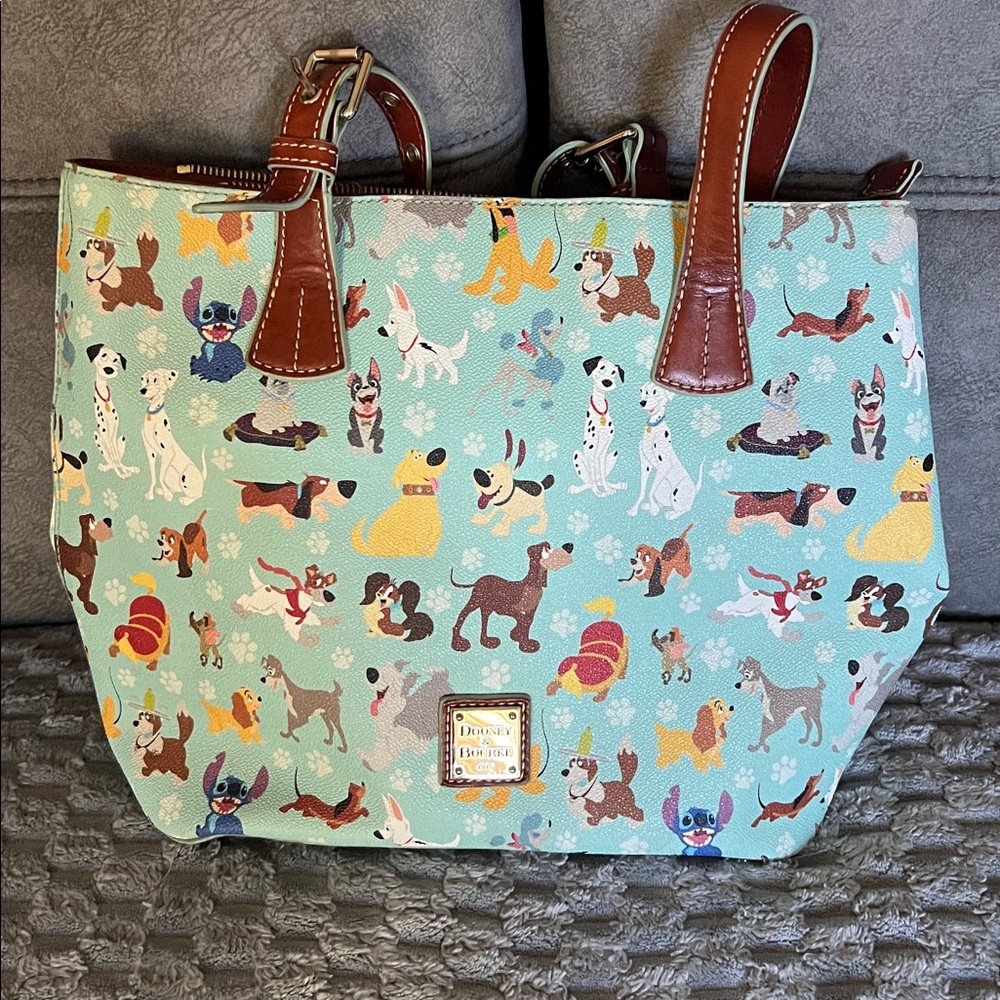 Disney Dooney and Bourke 2017 edition Dog tote purse. Slight stains inside only